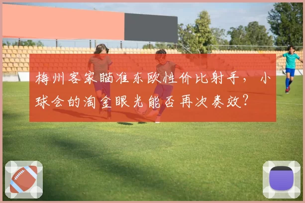 梅州客家瞄准东欧性价比射手，小球会的淘金眼光能否再次奏效？